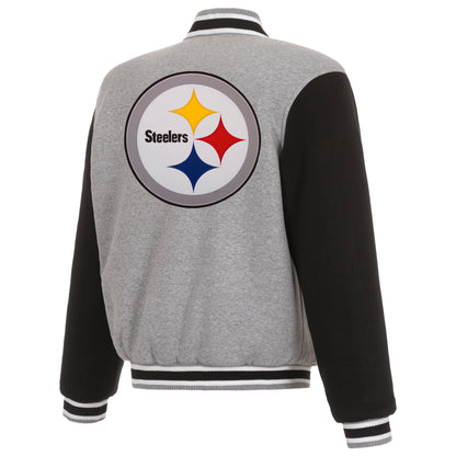 Pittsburgh Steelers Reversible Two-Tone Fleece Jacket