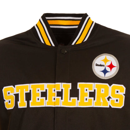Pittsburgh Steelers Poly-Twill Varsity Jacket