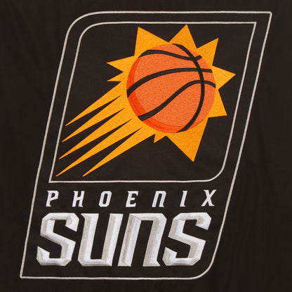 Phoenix Suns Classic Nylon and Faux Leather Jacket