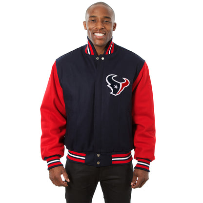 Houston Texans Embroidered Wool Jacket