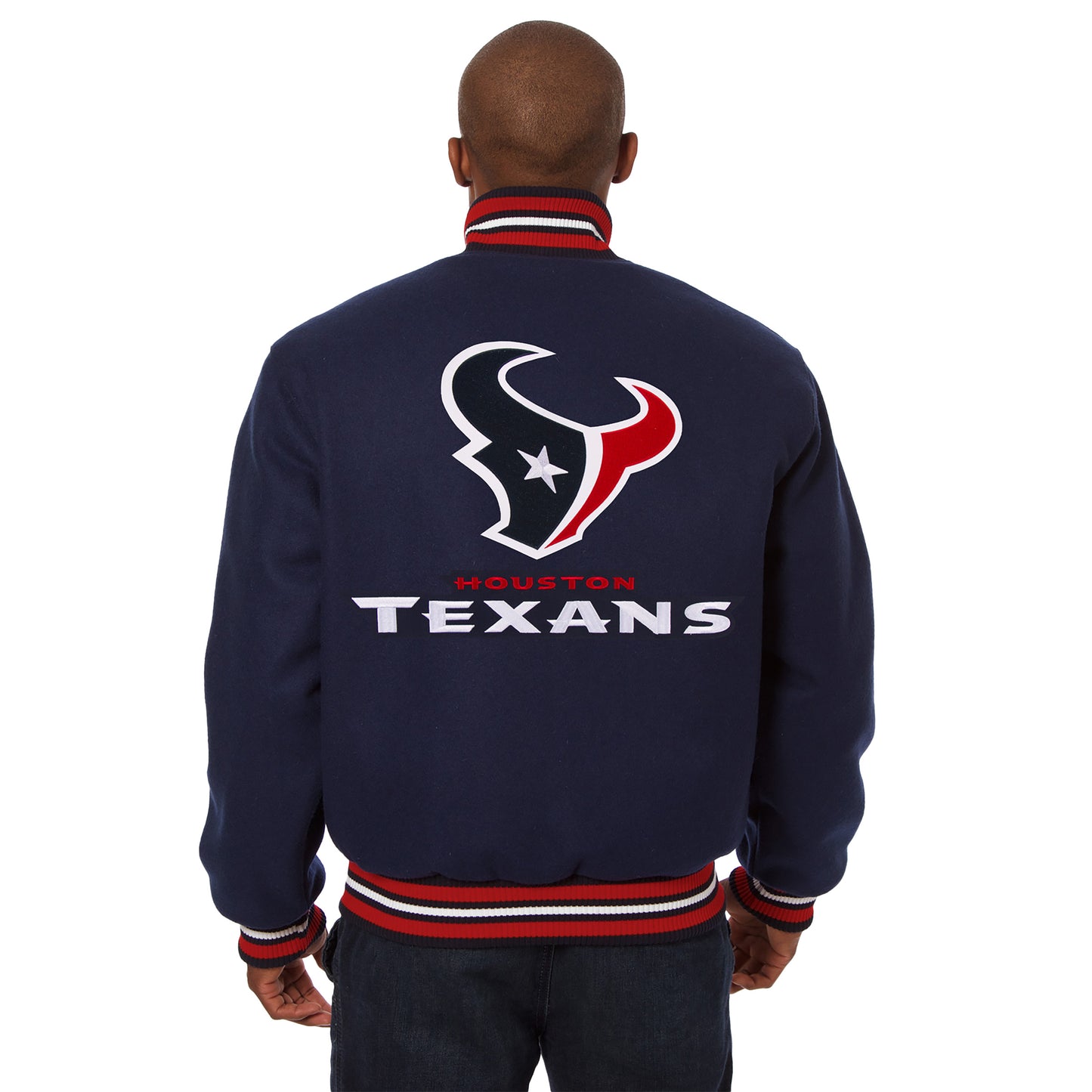 Houston Texans Embroidered Wool Jacket