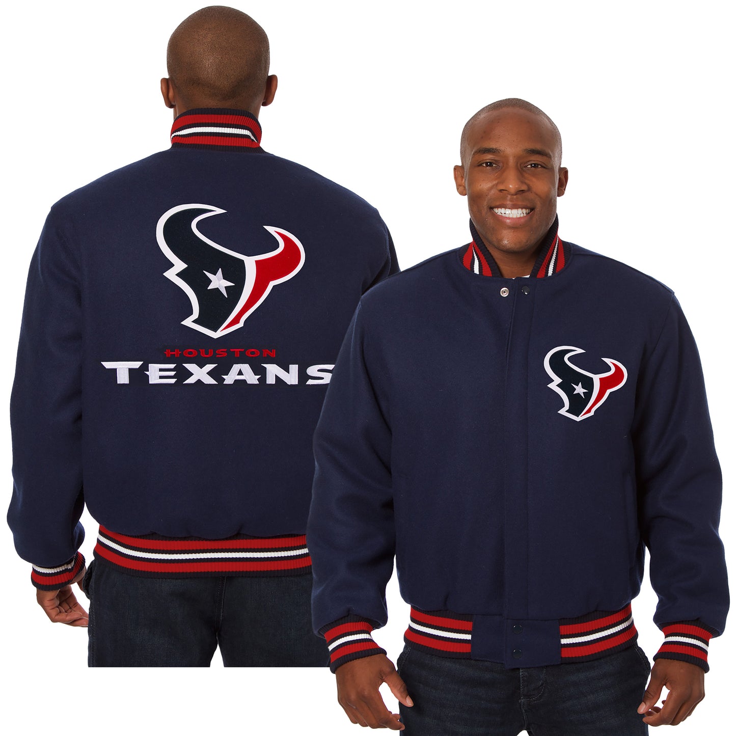 Houston Texans Embroidered Wool Jacket