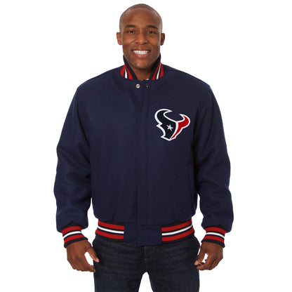 Houston Texans Embroidered Wool Jacket