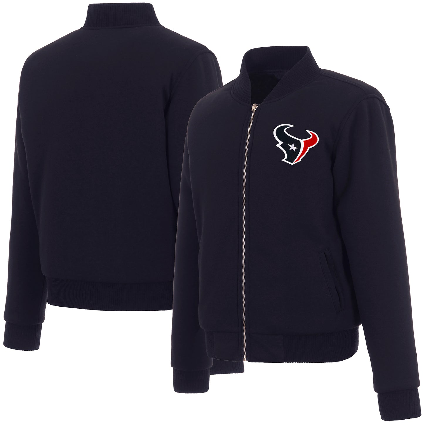 Houston Texans Ladies Reversible Fleece Jacket