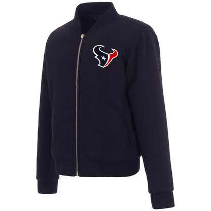 Houston Texans Ladies Reversible Fleece Jacket