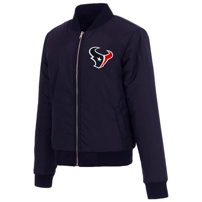 Houston Texans Ladies Reversible Fleece Jacket