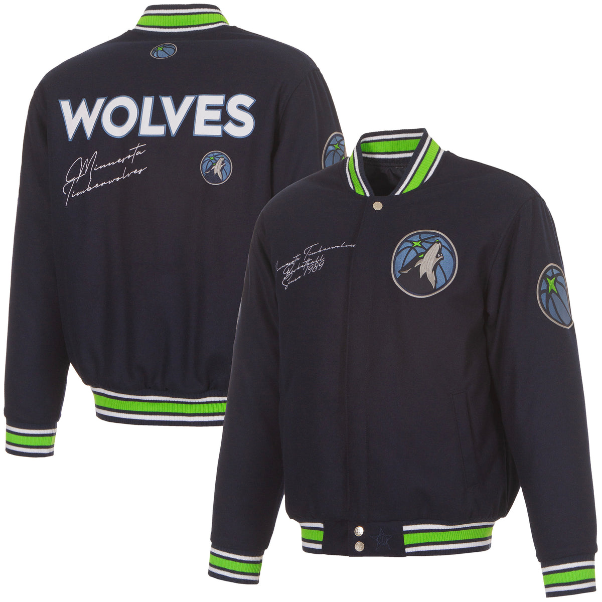 Minnesota Timberwolves Reversible Varsity Jacket