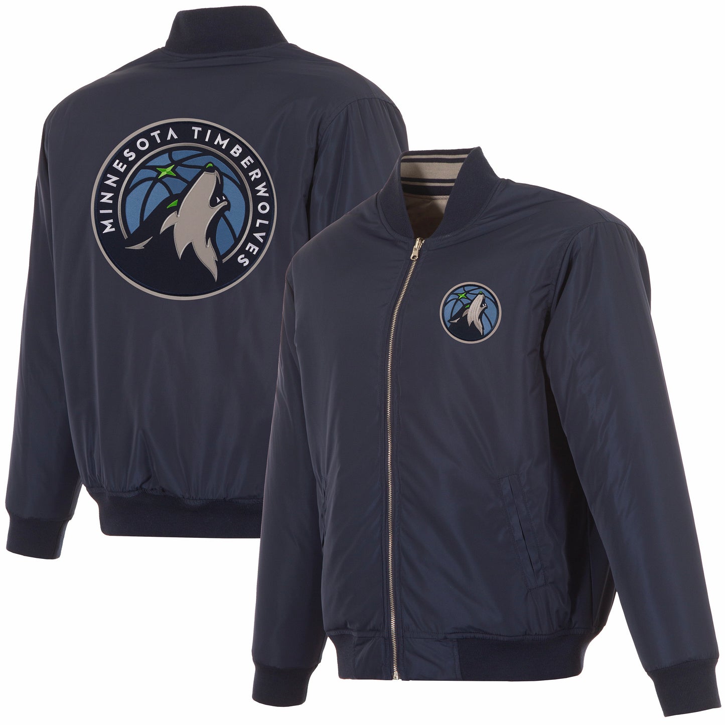 Minnesota Timberwolves Reversible Flight Jacket