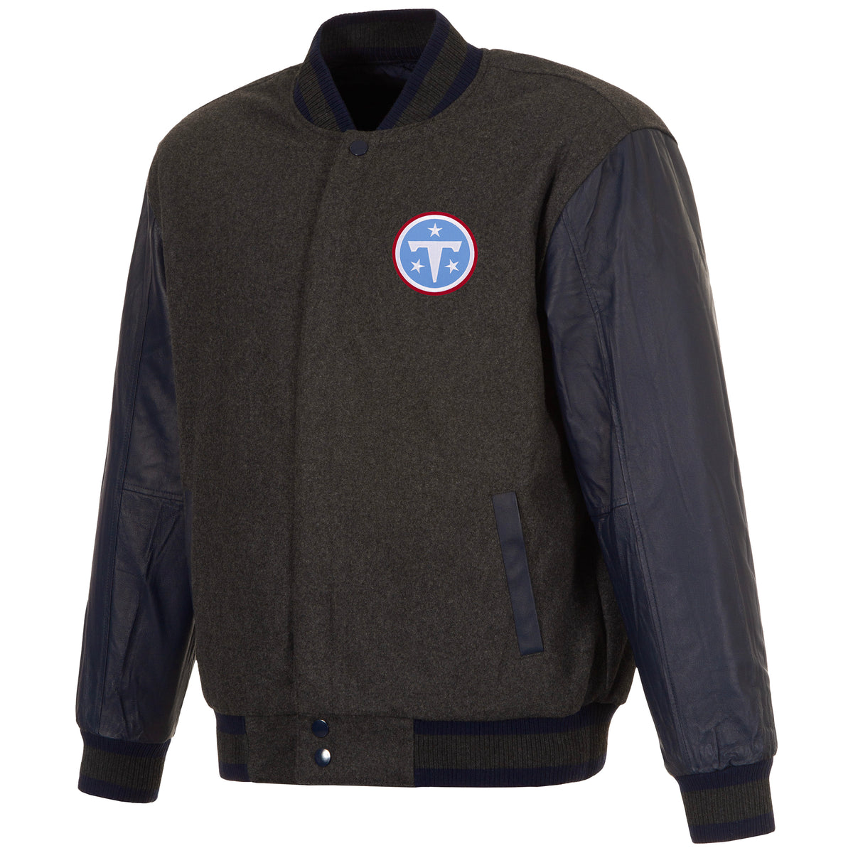 Tennessee Titans Reversible Wool and Leather Jacket