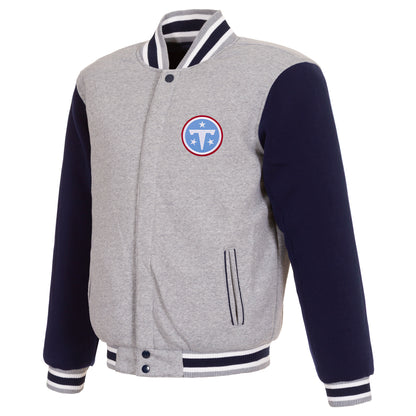 Tennessee Titans Reversible Two-Tone Fleece Jacket
