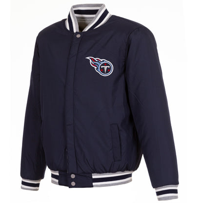 Tennessee Titans Reversible Two-Tone Fleece Jacket