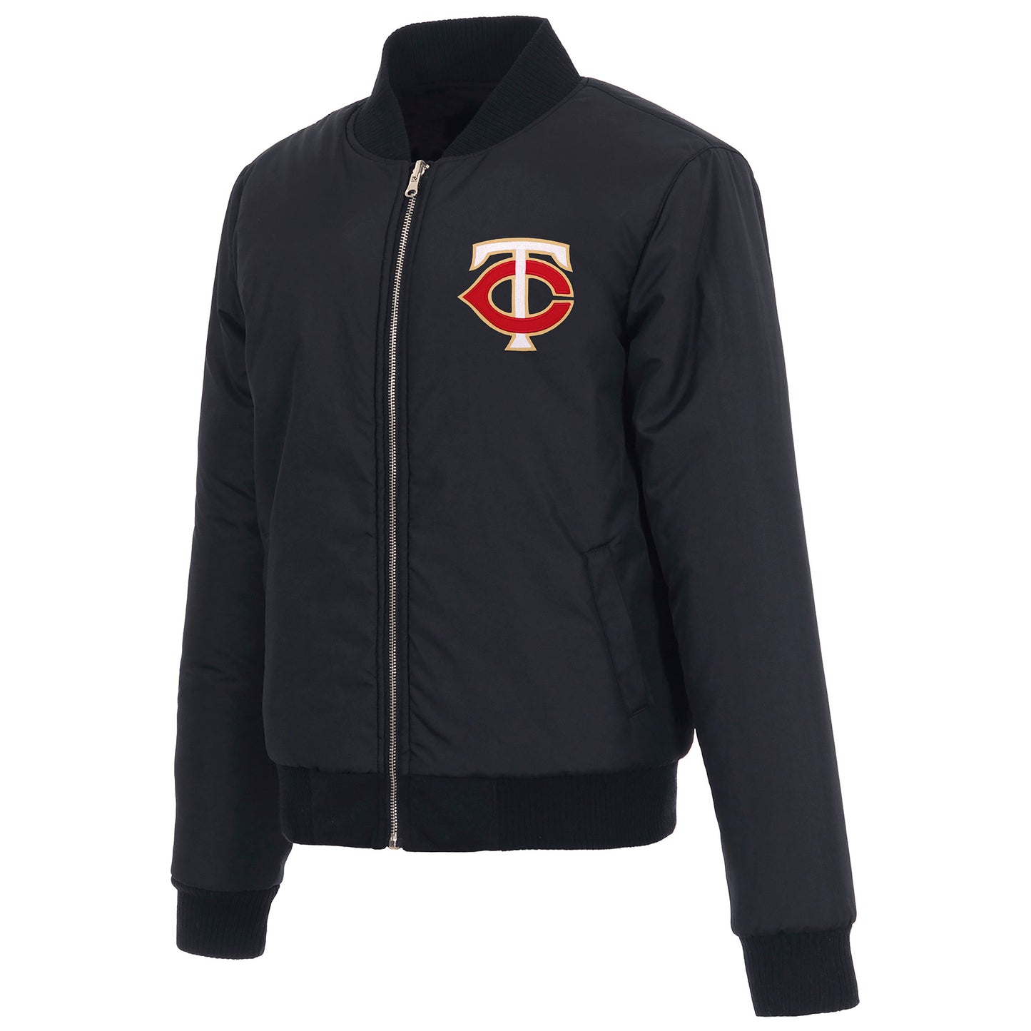 Minnesota Twins Ladies Reversible Fleece Jacket