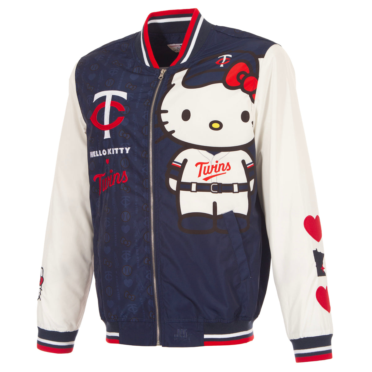 Minnesota Twins Hello Kitty Nylon Jacket