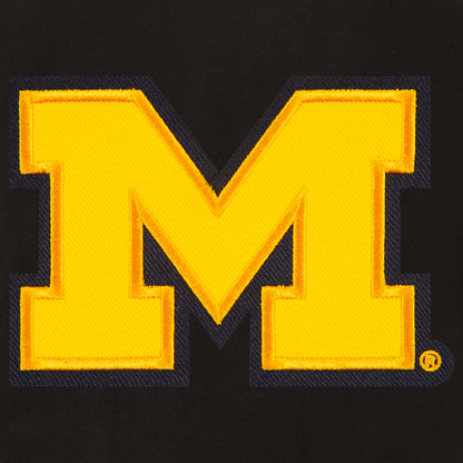 University of Michigan Reversible Wool and Leather Jacket