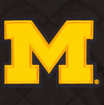 University of Michigan Reversible Wool and Leather Jacket