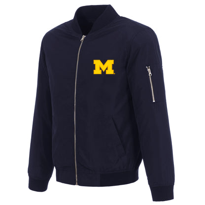 University of Michigan Nylon Bomber Jacket