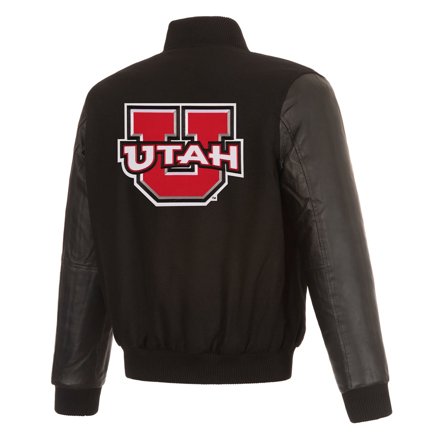 University of Utah Reversible Wool and Leather Jacket