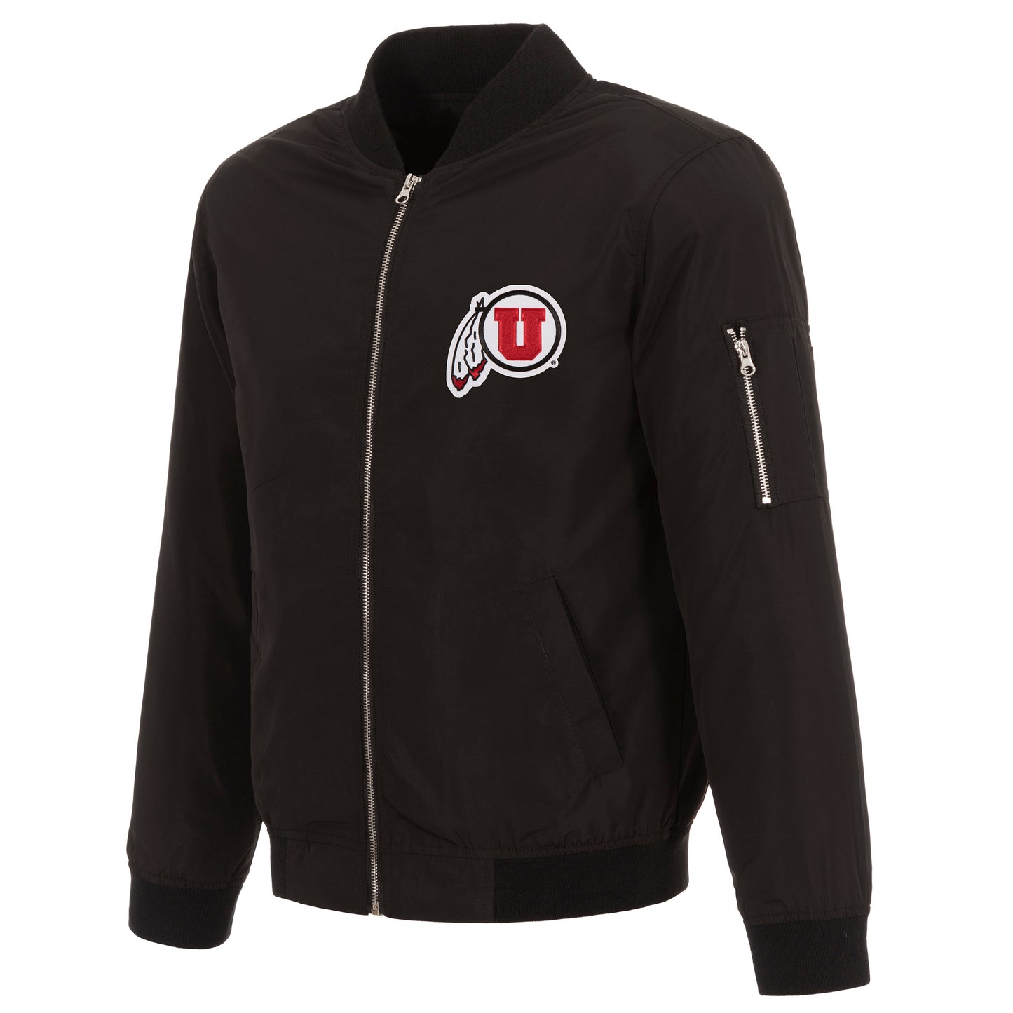 University of Utah Nylon Bomber Jacket