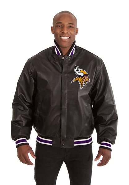 Minnesota Vikings Full Leather Jacket