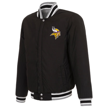 Minnesota Vikings Reversible Two-Tone Fleece Jacket