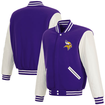 Minnesota Vikings Reversible Varsity Jacket