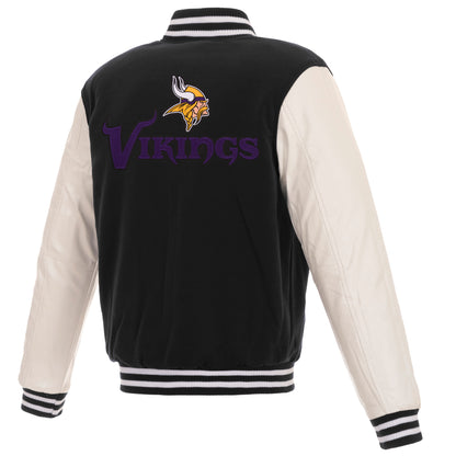 Minnesota Vikings Reversible Varsity Jacket