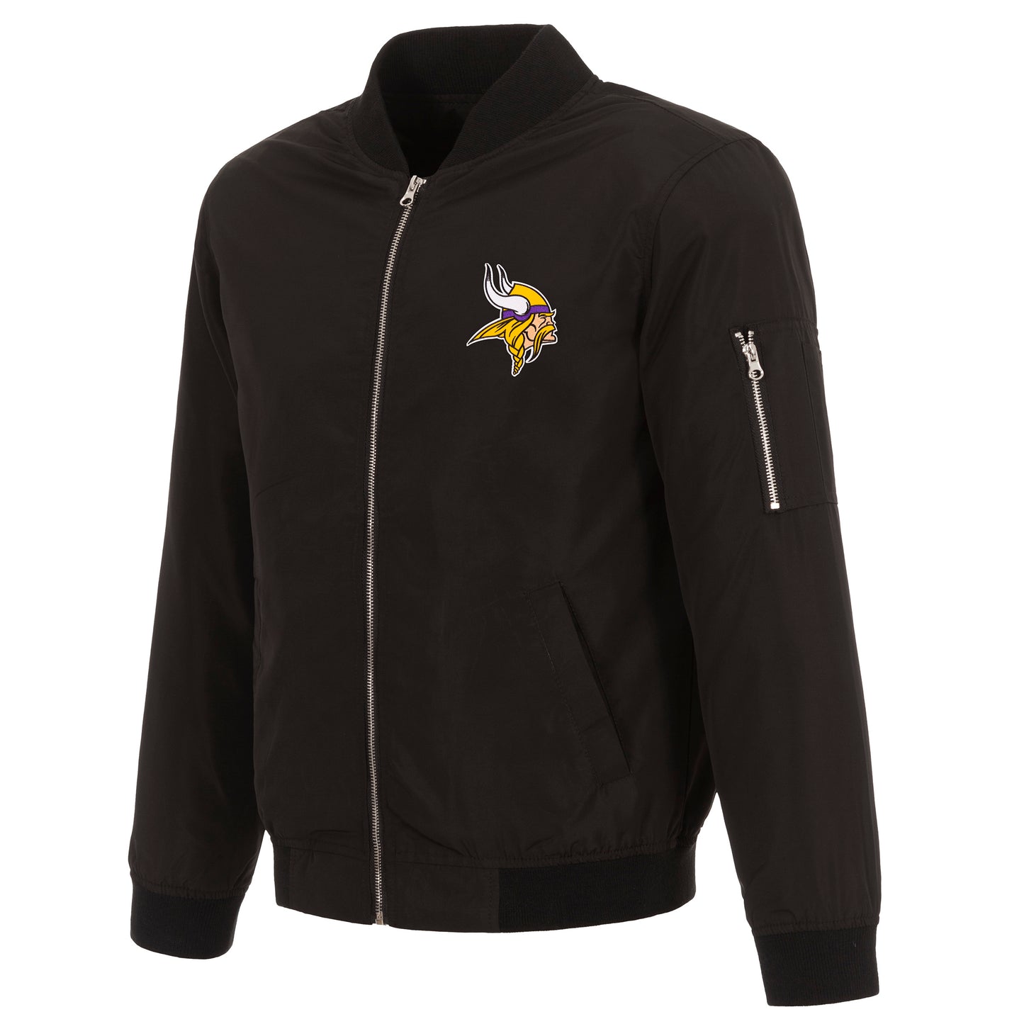 Minnesota Vikings Nylon Bomber Jacket