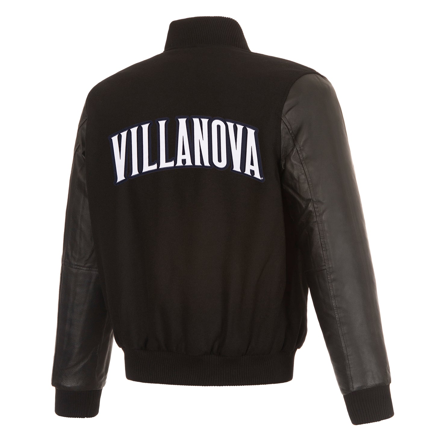 Villanova University Reversible Wool and Leather Jacket