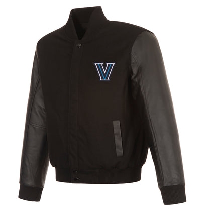 Villanova University Reversible Wool and Leather Jacket