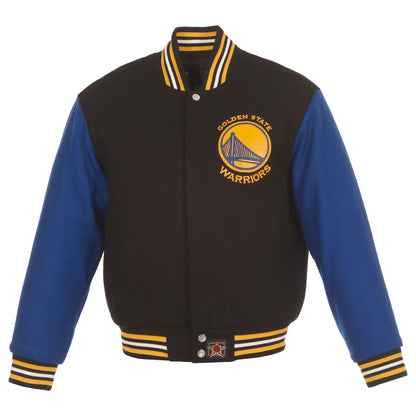 Golden State Warriors All Wool Leather with Leather Logos