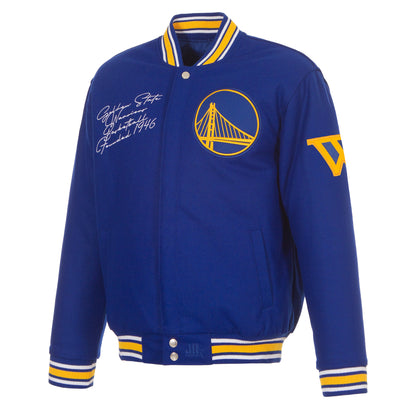 Golden State Warriors Reversible Wool Varsity Jacket