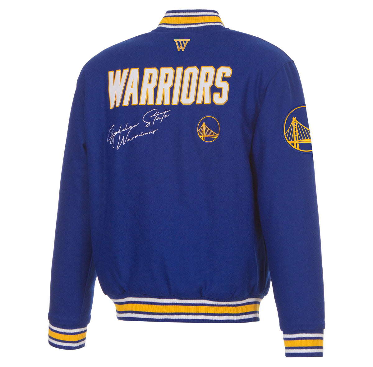 Golden State Warriors Reversible Wool Varsity Jacket