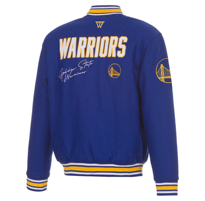 Golden State Warriors Reversible Wool Varsity Jacket