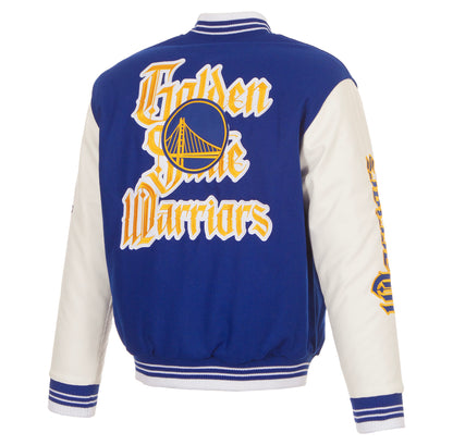 Golden State Warriors Reversible Wool Varsity Jacket
