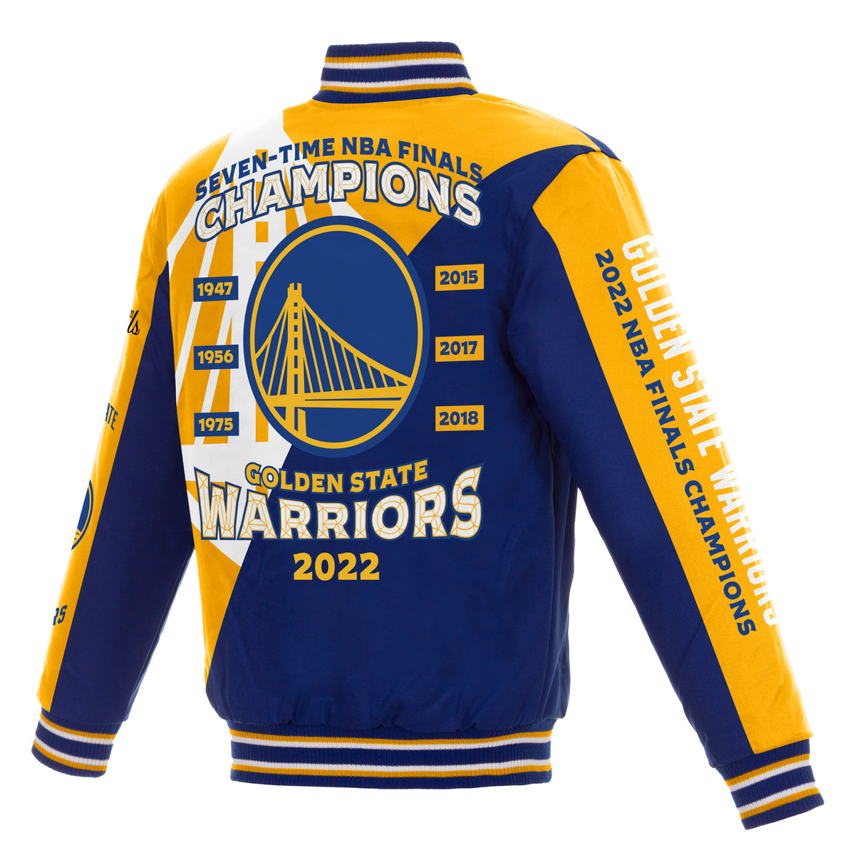 Golden State Warriors Commemorative Twill Varsity Jacket