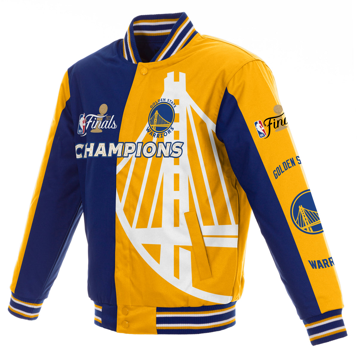 Golden State Warriors Commemorative Twill Varsity Jacket