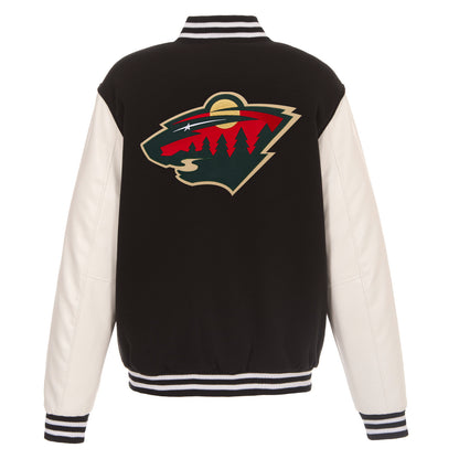 Minnesota Wild Reversible Varsity Jacket