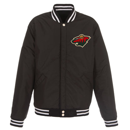 Minnesota Wild Reversible Varsity Jacket