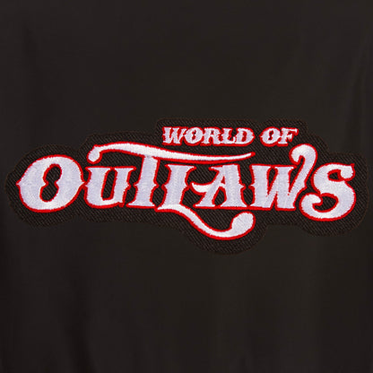 World of Outlaws Two-Tone Fleece Jacket (Front Patch Only)