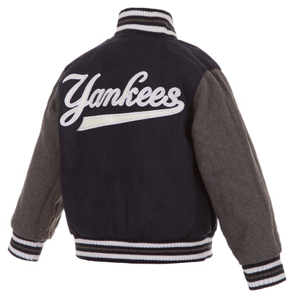 New York Yankees Kids Reversible All Wool Jacket