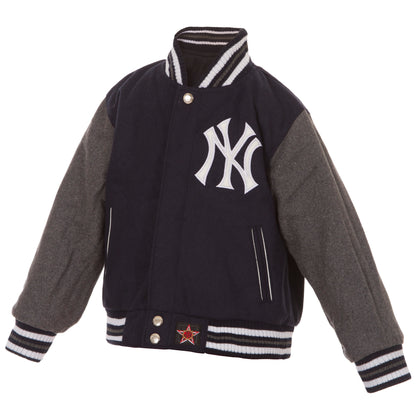 New York Yankees Kids Reversible All Wool Jacket