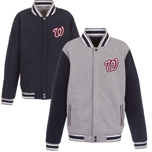 Washington Nationals Reversible Fleece Jacket