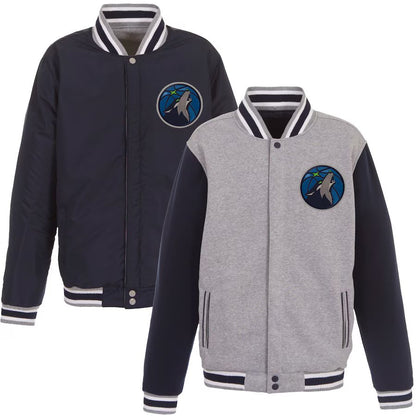 Minnesota Timberwolves Reversible Fleece Jacket