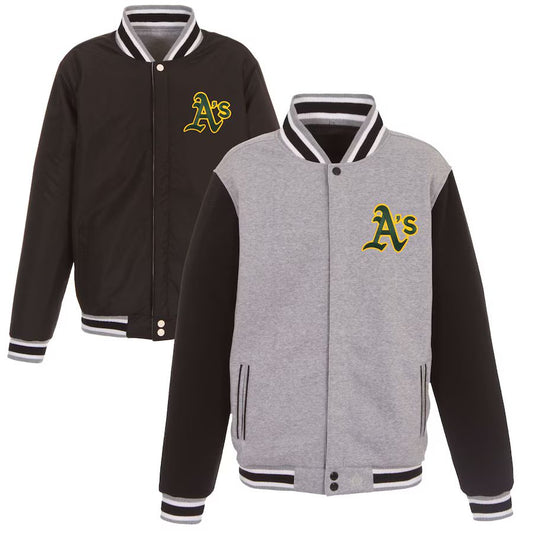 Oakland A's Reversible Fleece Jacket