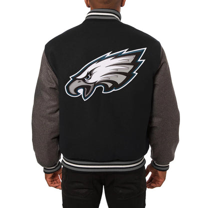 Philadephia Eagles Embroidered Wool Jacket