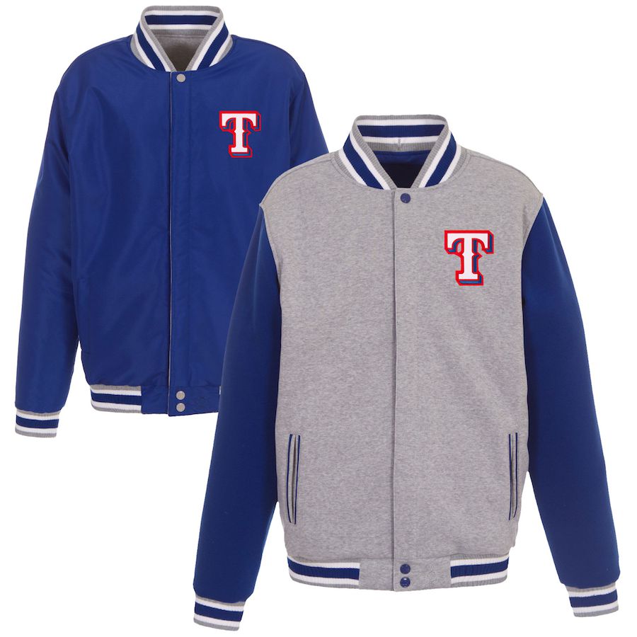 Texas Rangers Reversible Fleece Jacket