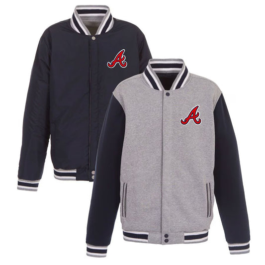 Atlanta Braves Reversible Fleece Jacket