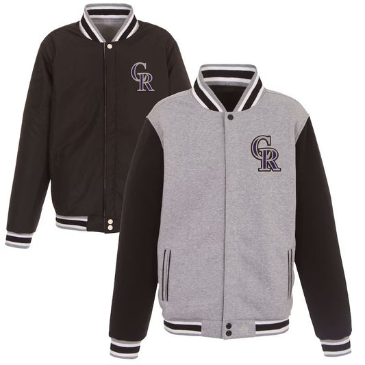 Colorado Rockies Reversible Fleece Jacket