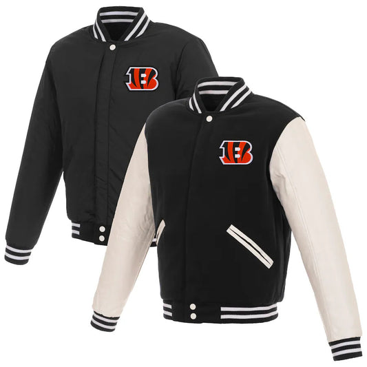 Cincinnati Bengals Reversible Varsity Jacket