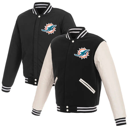 Miami Dolphins Reversible Varsity Jacket
